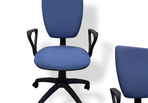 Кресло офисное - цвет голубой