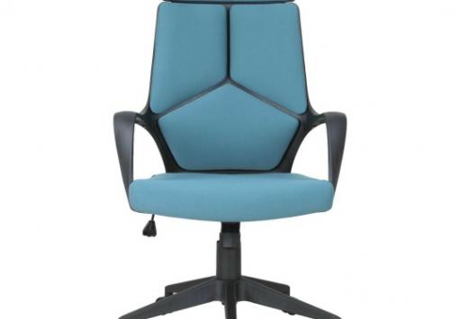 Кресло офисное (ткань, голубое)
