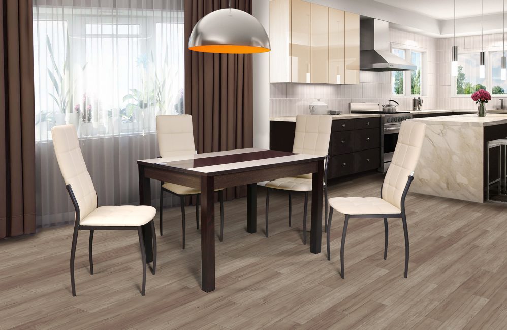 Обеденная группа BUONI-2 со стульями «ЛЕЯ-2»