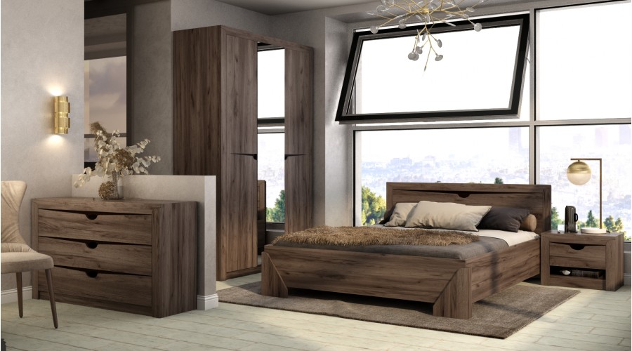 Регина Шкаф 2-х створчатый дуб самдал